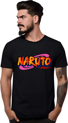 ROXXCARD Graphic Print Men Round Neck Black T-Shirt