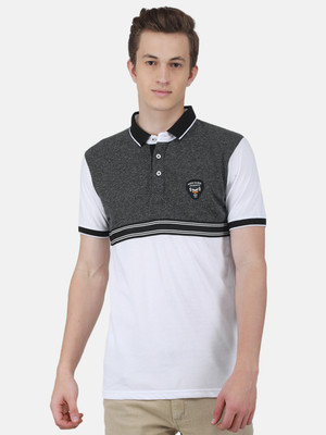 DUKE Colorblock Men Polo Neck Multicolor T-Shirt