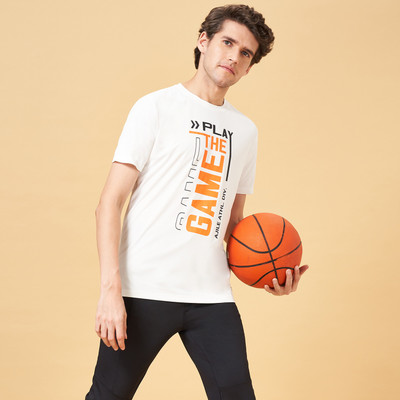 Ajile By Pantaloons Solid Men Polo Neck Pink T-Shirt