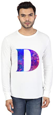 BigArk Printed Men Round Neck White T-Shirt