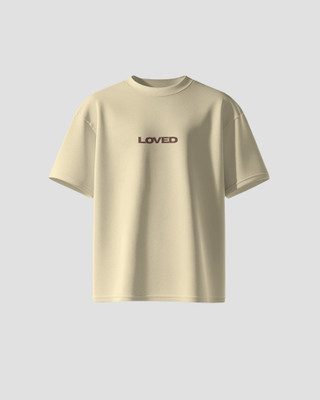 raw originals Printed Men Round Neck Beige T-Shirt