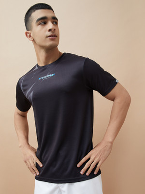 Fame Forever by Lifestyle Printed Men Crew Neck Black T-Shirt