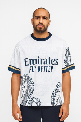 privic Printed Men Round Neck White T-Shirt