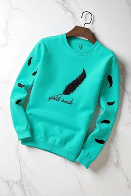 FASHIUM Printed Men Round Neck Green T-Shirt