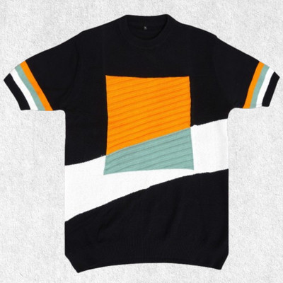 zanskar Solid Men Polo Neck Yellow T-Shirt