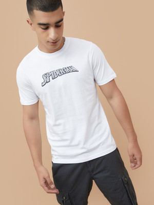 Fame Forever by Lifestyle Printed Men Round Neck White T-Shirt