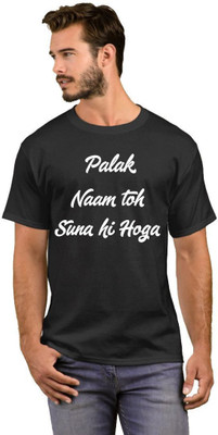 GNS Nationals Printed Men Round Neck White, Black T-Shirt