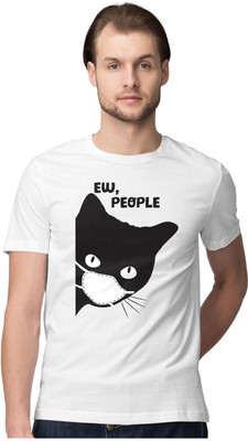 TheFreedomStore Printed Men Round Neck White T-Shirt