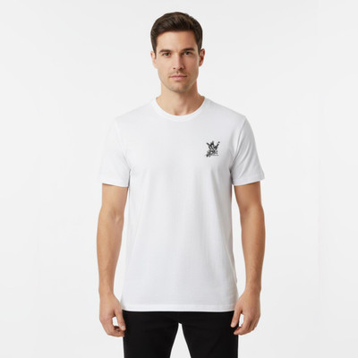 Siste Solid Men Round Neck White T-Shirt