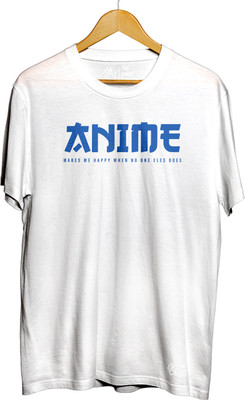 THE PRINT PLATTER Graphic Print Men Round Neck White T-Shirt