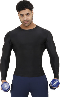unbeatable Solid Men Round Neck Black T-Shirt