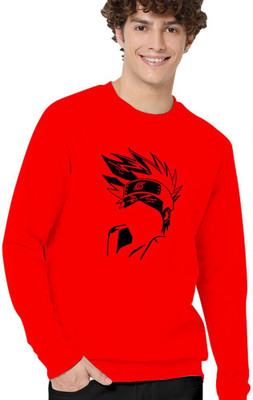 Doomee Printed Men Round Neck Red T-Shirt