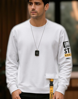Boldrift Printed Men Round Neck White T-Shirt