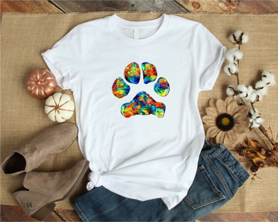 HamsaMART.com Printed Men Round Neck White T-Shirt