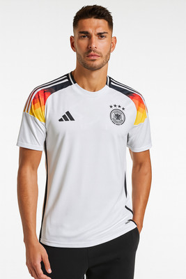 IZON Printed Men Round Neck White T-Shirt