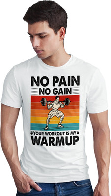 Seek Buy Love Printed Men Round Neck White T-Shirt