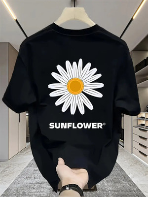 HASTEN Graphic Print Men Round Neck Black T-Shirt