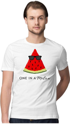 GPGARMENTSS Printed Men Round Neck White T-Shirt