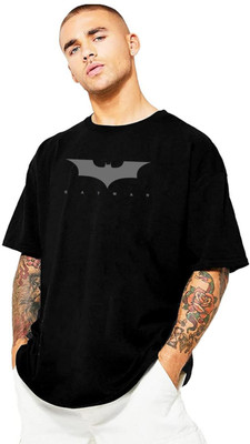 Modern Mode Creation Printed Men Round Neck Black T-Shirt