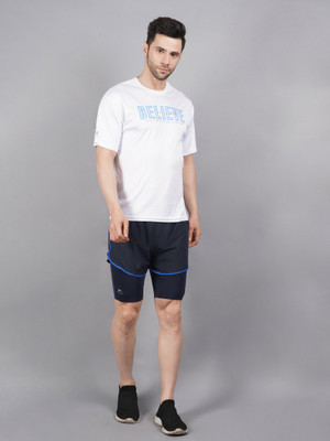 SHIV-NARESH Typography Men Round Neck White T-Shirt
