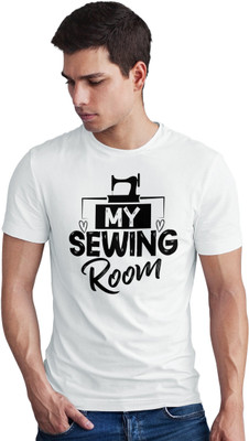 Seek Buy Love Printed Men Round Neck White T-Shirt