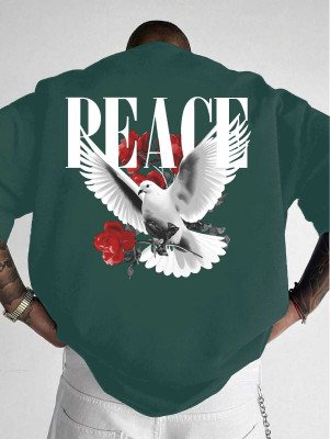 Smosh Printed Men Round Neck Green T-Shirt