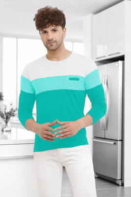 FASHIUM Printed Men Round Neck Green T-Shirt