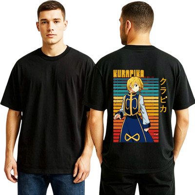 Amuthan aadhan Graphic Print Men Round Neck Black T-Shirt