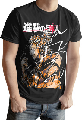 ROGUESTORE Printed Men Round Neck Black T-Shirt