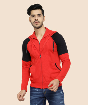 Black Collection Full Sleeve Color Block Men Sweatshirt
