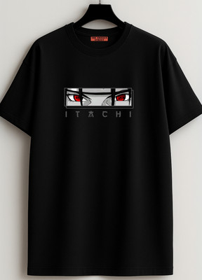 LYNX CLUB Typography Men Round Neck Black T-Shirt