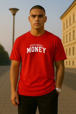 COPEHI Printed Men Round Neck Red T-Shirt