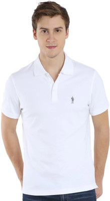 JOCKEY Self Design Men Polo Neck Blue T-Shirt