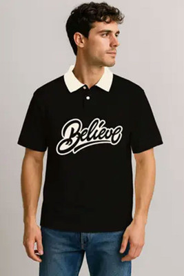 SPOWEARY Striped Men Polo Neck Multicolor T-Shirt