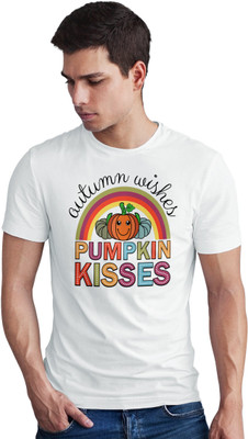 Seek Buy Love Printed Men Round Neck White T-Shirt