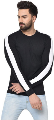 UNICUS APPAREL Solid Men Round Neck Black T-Shirt