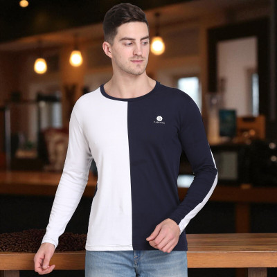 FARICON Solid Men Round Neck Multicolor T-Shirt