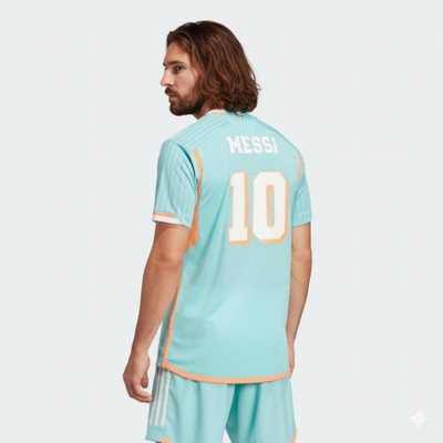 Thiva Printed Men V Neck Green T-Shirt