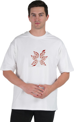 Mr Anime Graphic Print Men Crew Neck White T-Shirt