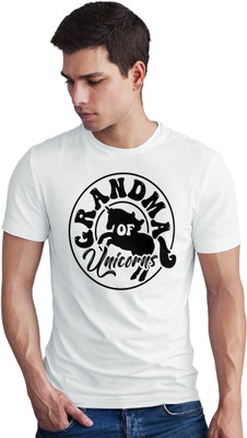 Seek Buy Love Printed Men Round Neck White T-Shirt