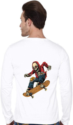 ENZIKO Graphic Print Men Round Neck White T-Shirt