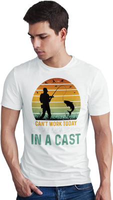 Seek Buy Love Printed Men Round Neck White T-Shirt