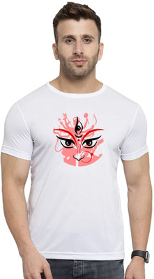 GiftsCraize Graphic Print Men Round Neck White T-Shirt