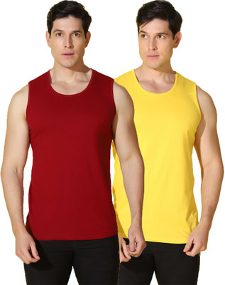 WOOSTRO Solid Men Round Neck Multicolor T-Shirt