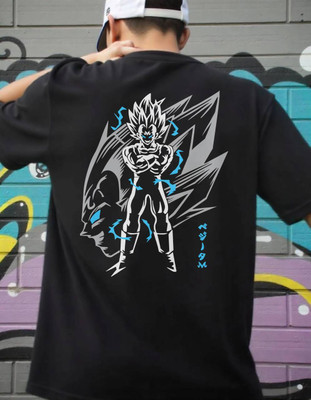 avinexx Printed Men Round Neck Black T-Shirt