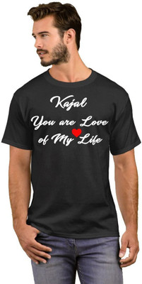 GNS Nationals Printed Men Round Neck Black T-Shirt
