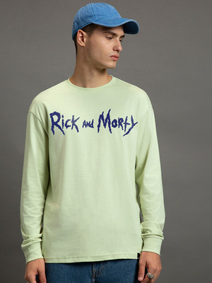 BEWAKOOF Graphic Print Men Round Neck Green T-Shirt
