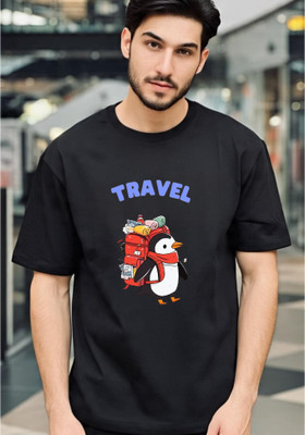 goodsign Graphic Print Men Round Neck White T-Shirt