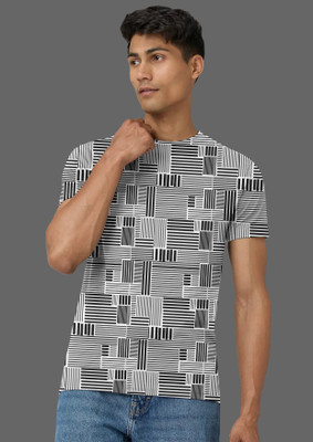 FTX Printed Men Round Neck Black T-Shirt