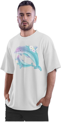 TheFreedomStore Printed Men Round Neck White T-Shirt